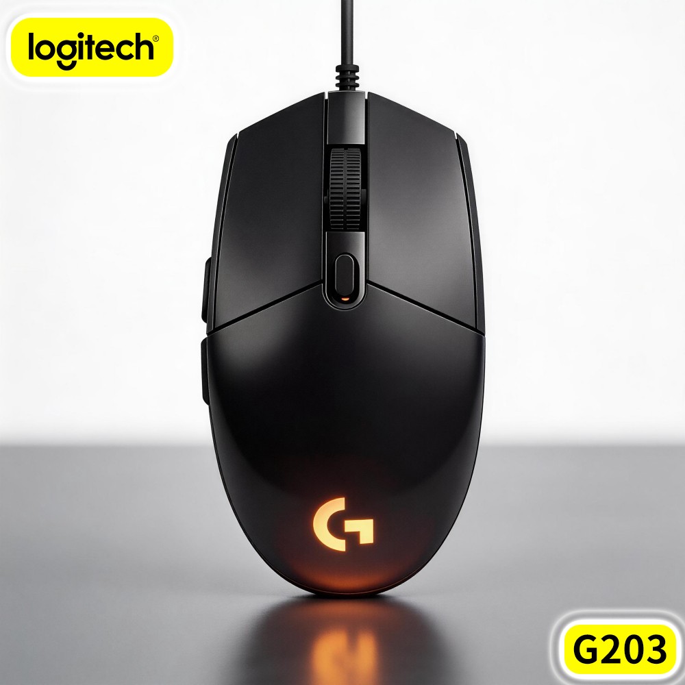 Logitech Mouse G203 - Logitech G203 Wired Gaming Mouse Comfortable