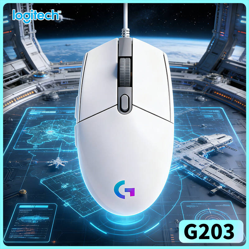 Logitech Mouse G203 - Logitech G203 Wired Mouse for Gaming