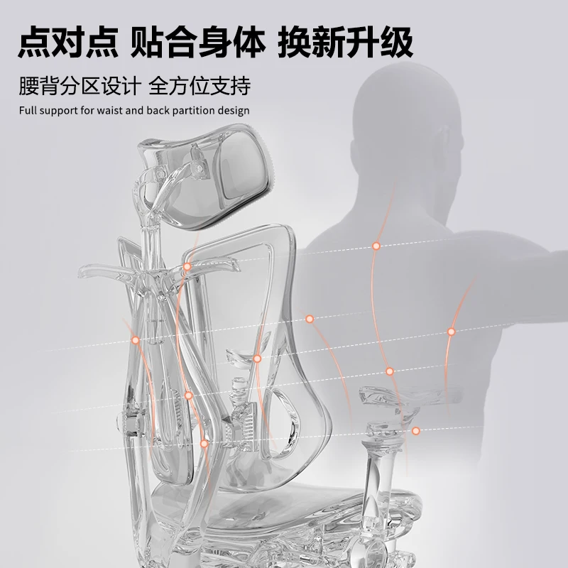 Esports Gaming Furniture - Ergonomic Office Chair with Lumbar Support,