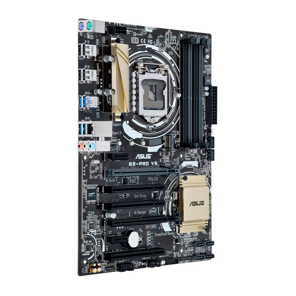 Asus E3-PRO V5 Motherboard LGA - огляд і ціна Intel Cpu Core I5