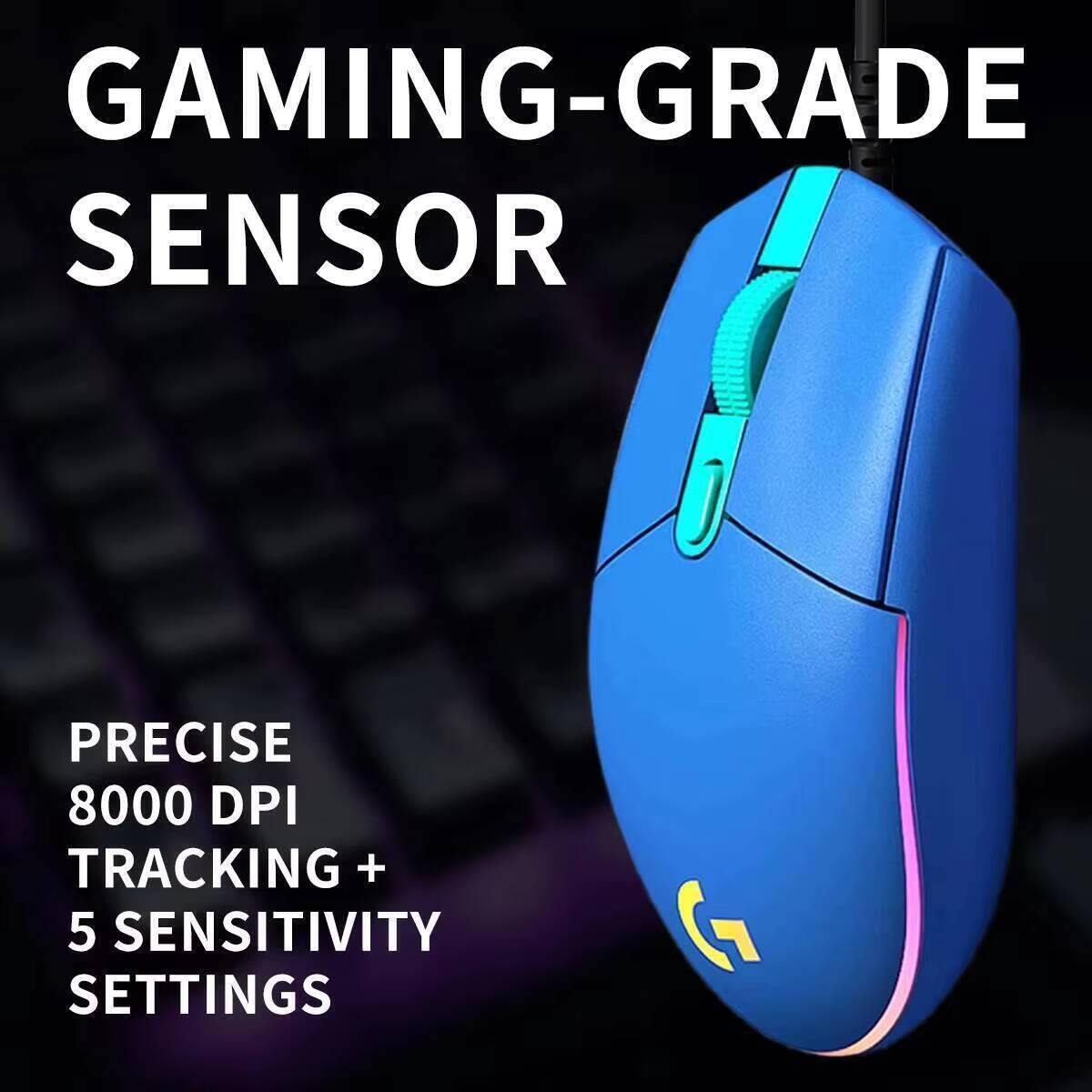 Logitech G203 Prodigy RGB Gami - огляд і ціна Logitech Mouse G203
