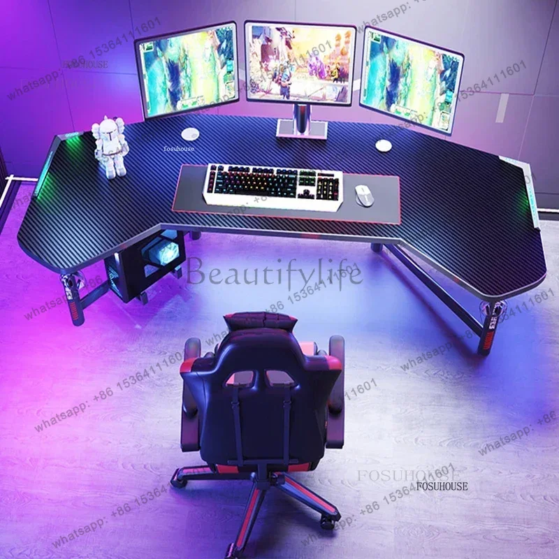 White Computer Desk Office Fur - огляд і ціна Esports Gaming Furniture