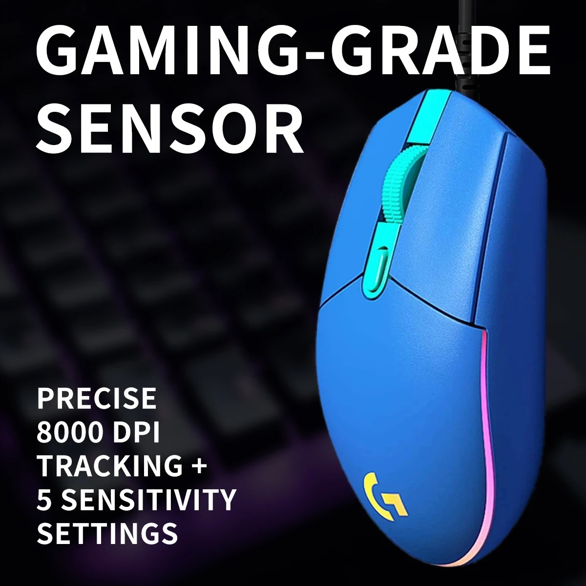 Logitech G102/G203 E-sports gr - огляд і ціна Logitech Mouse G203