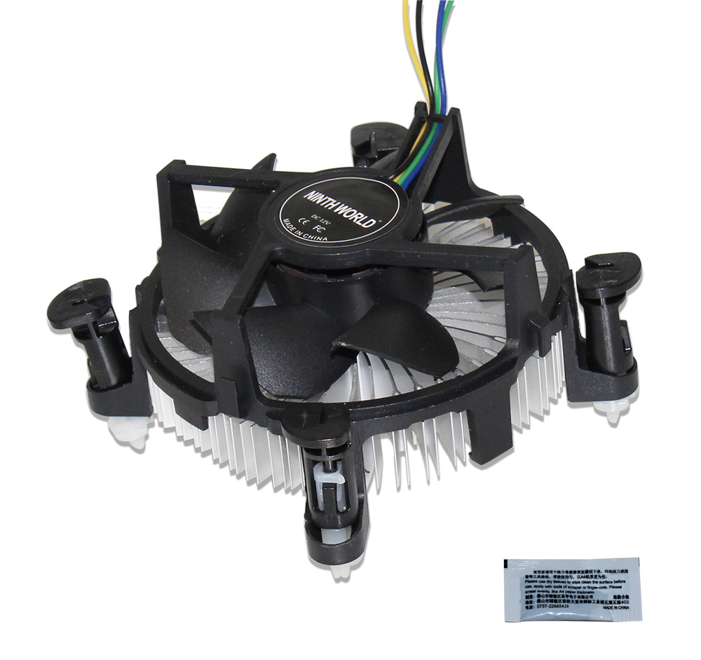 4-Pin Connector CPU Cooler Wit - огляд і ціна Intel Cpu Core I5