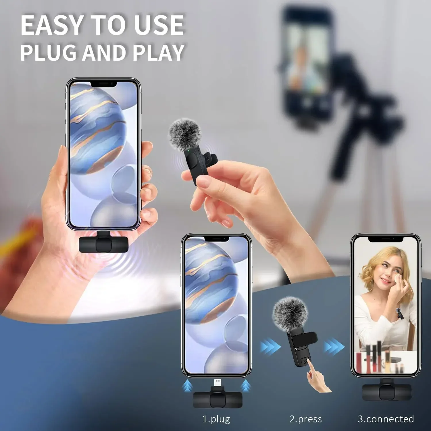 Wireless Lavalier Microphone 2 - огляд і ціна Video Gaming & Esports Usd Acc